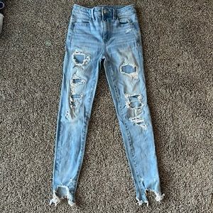 Ripped American Eagle Skinny Jeans